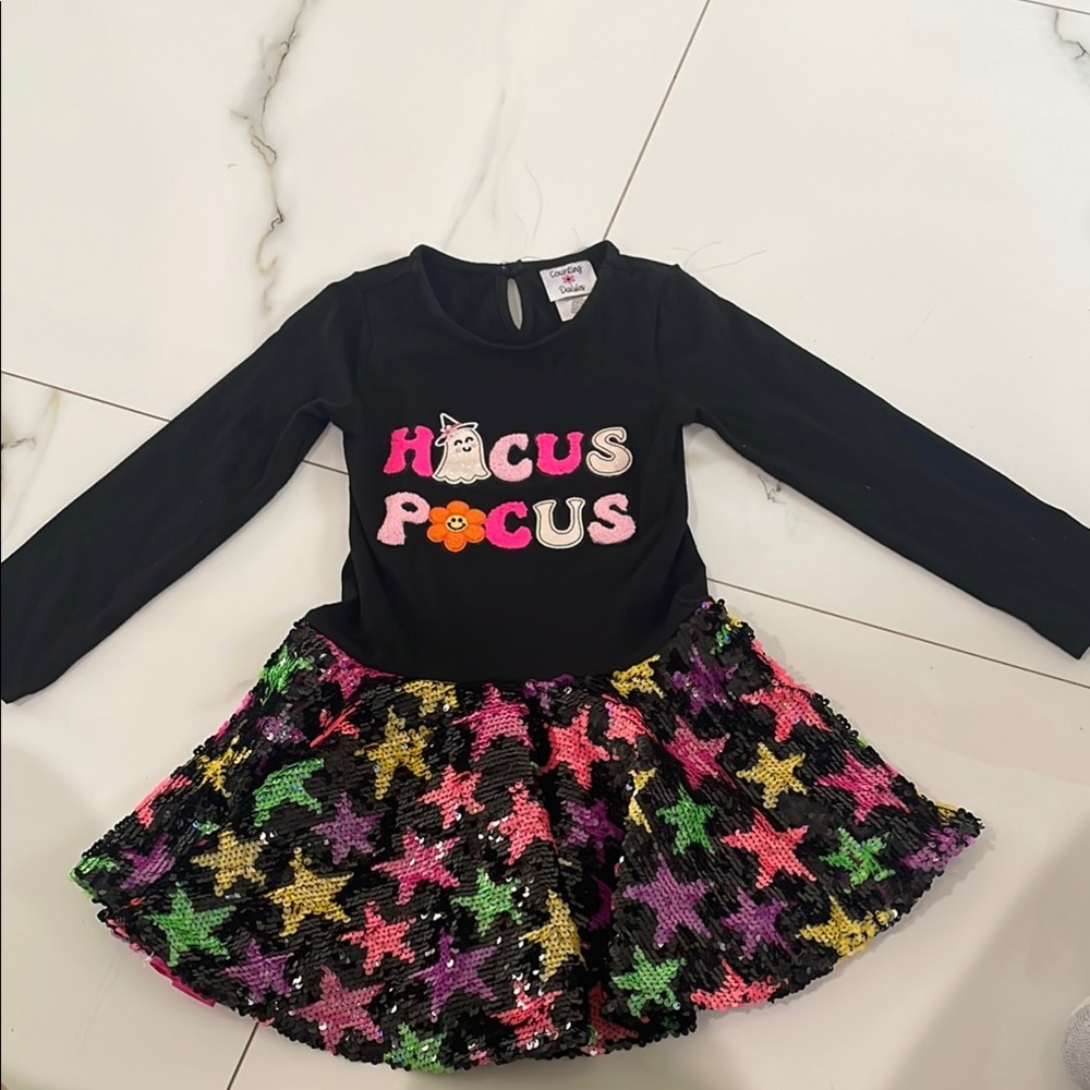Counting Daisies Halloween Tutu girls size 6/6X